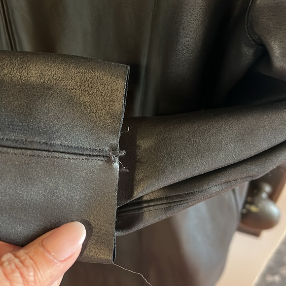 Spanx faux/vegan leather jacket size M - Picture 3 of 7